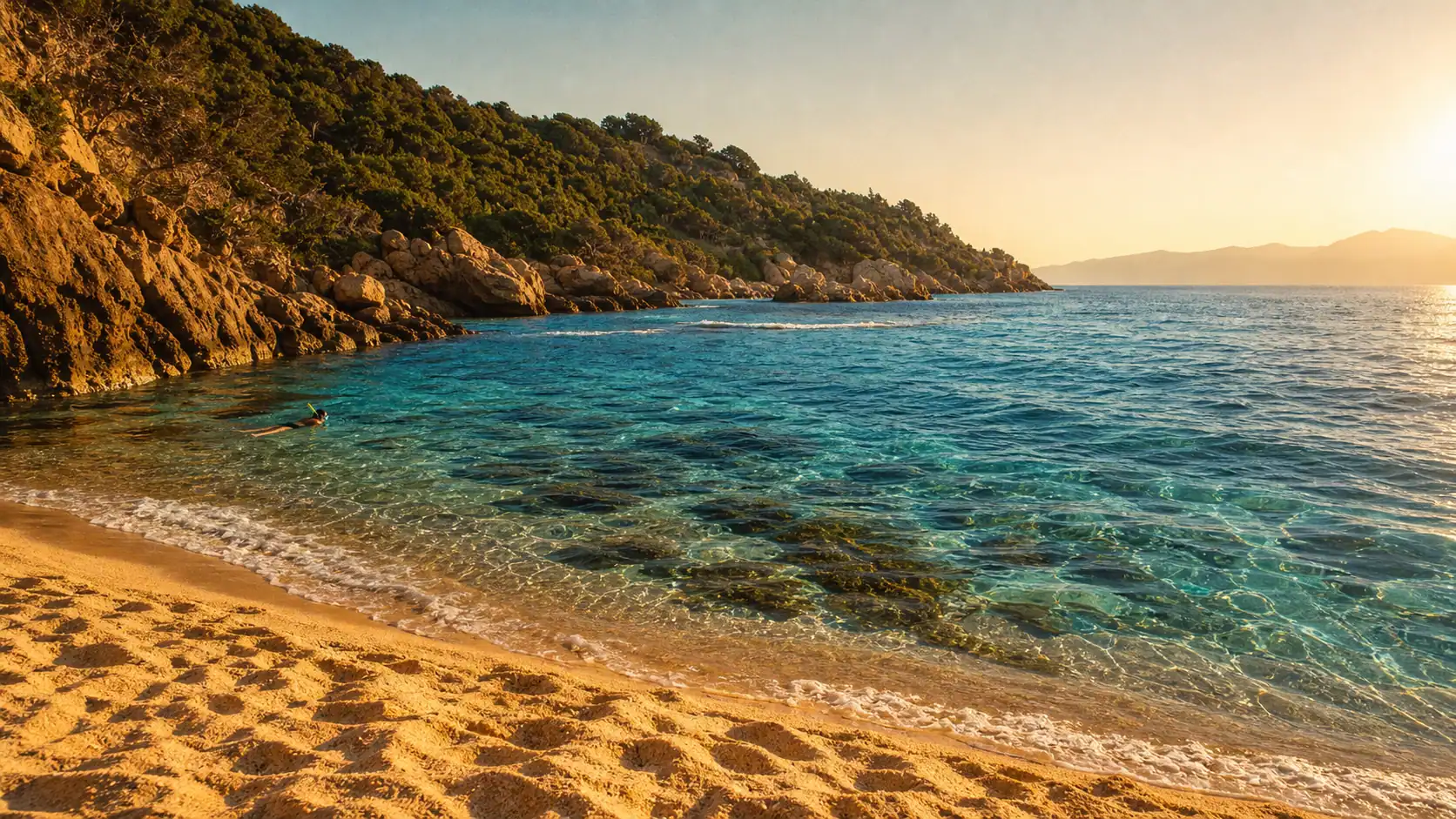 plage de canella arinella di canella, lagon corse turquoise