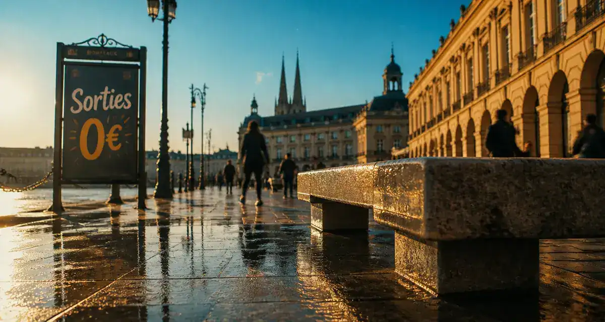 Que faire à Bordeaux aujourd’hui gratuit : Miroir d’Eau, reflets sur la Garonne et Place de la Bourse