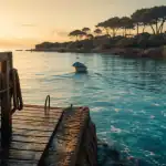 Quoi faire à Porquerolles : barque vers lagune aux plages secrètes