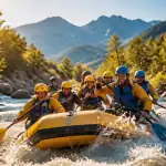 Rafting dans les Pyrénées sur rivière sauvage