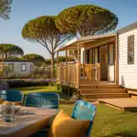 tarif location mobil home à lannée terrasse bois