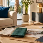 Ameublement deco : salon moderne, meubles et tissus à comparer