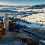 La drome montagne : skis de fond et raquettes près de Font d’Urle, Vercors enneigé