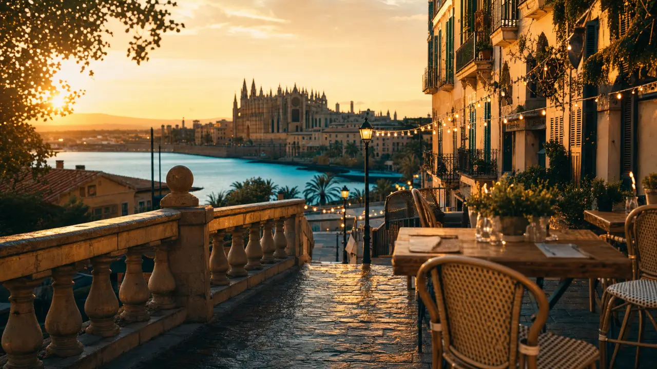 Que faire a Palma de Majorque : La Seu à l’heure dorée sur le front de mer