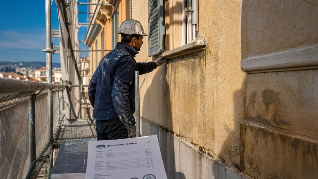 À Nice, un ravalement de façade doit composer avec le sel, le soleil et les règles locales