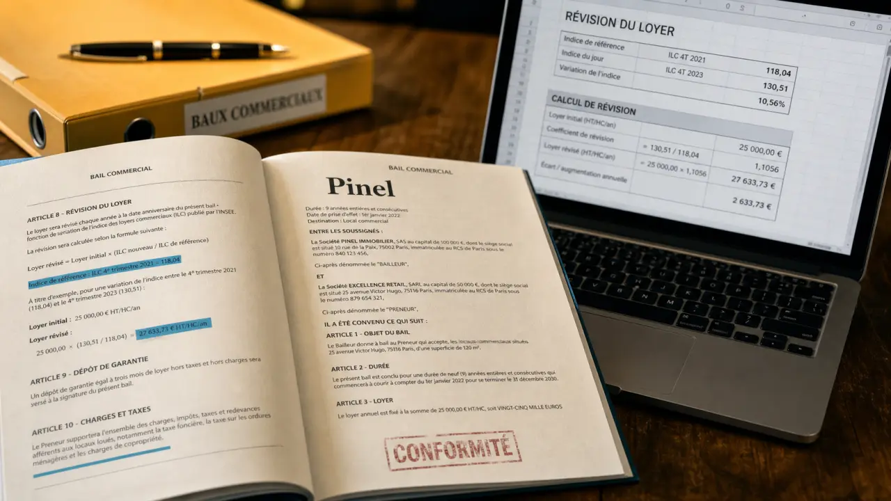 bail commercial type leasemaker 3.0 conformité pinel : charges, travaux, clauses à vérifier