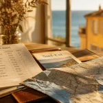 Déménager dans le sud : dossier, budget et carte avec mer Méditerranée
