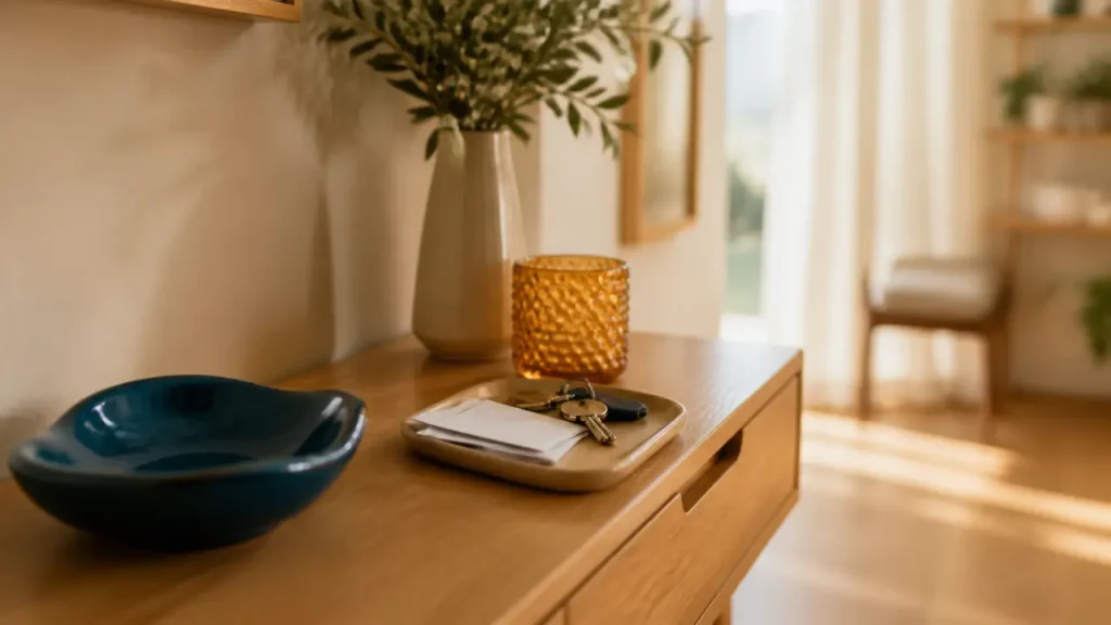 Objet déco design à poser sur meuble : matières, proportions et erreurs à éviter