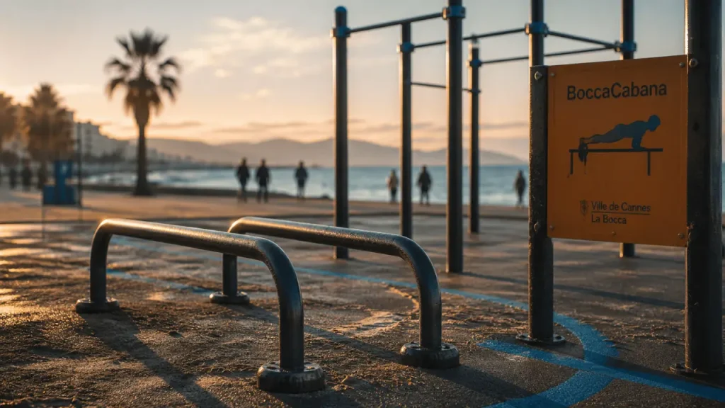 BoccaCabana, le vrai parc de street workout à Cannes et ses 3 alternatives en bord de mer