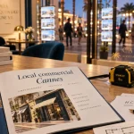 Local commercial Cannes : dossier et calcul des coûts d’entrée au-delà du loyer visible