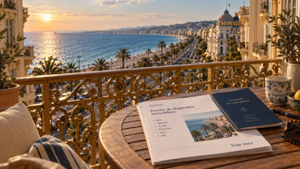 Immobilier sur la Promenade des Anglais : les critères qui sécurisent un achat avec vue mer