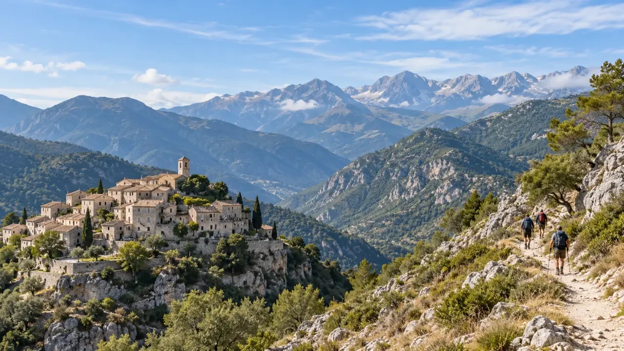 Sortie week end Alpes-Maritimes dans un village de l’arrière-pays avec randonnée en montagne