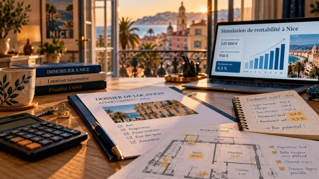 Investissement locatif à Nice : ce que cachent 4,8 % de rendement brut