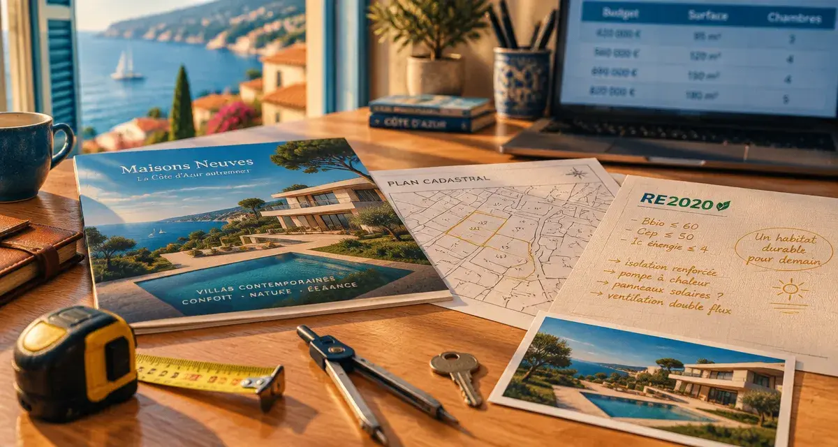 Maison neuve mandelieu la napoule : plan, budget et terrain