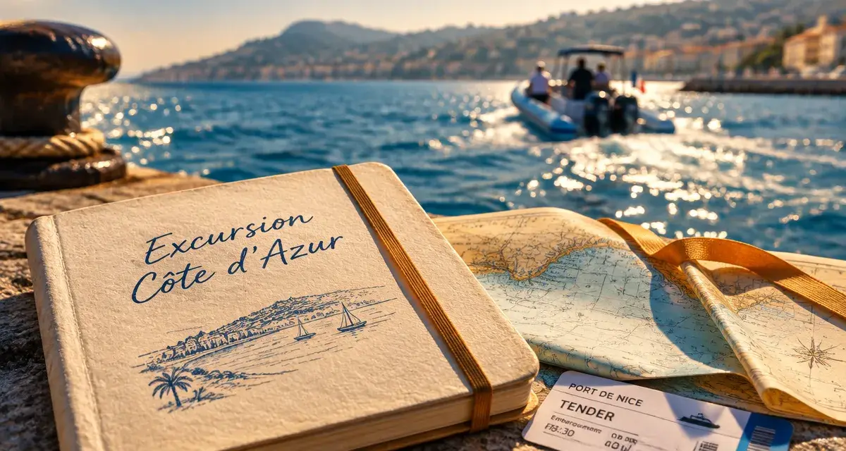 Shore excursions from nice : carnet et tender au port de Nice